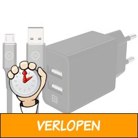 XtremeMac oplader en Micro USB kabel