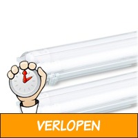 2 x V-Tac TL-armatuur met LED-buizen