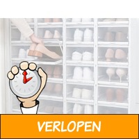 Stapelbare Schoenenorganiser - Set van 3 - Transparant