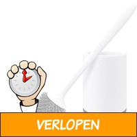 Basic Siliconen Toiletborstel - Met houder