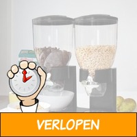 Cornflakes Dispenser - 2 Voorraadpotten van 500gr - On..