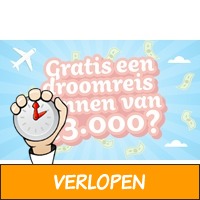 Gratis kans op een droomreis t.w.v. 3,000 euro