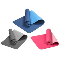 Bekijk de deal van DealDonkey.com 2: Yoga mat - Fitness mat - Sport mat - Anti slip - Binnen & Buiten - 183 x 61 x 0,6m
