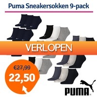 1dagactie.nl: Puma sneakersokken 9-pack