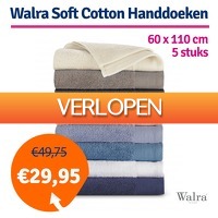 1dagactie.nl: 5 x Walra Soft Cotton handdoeken