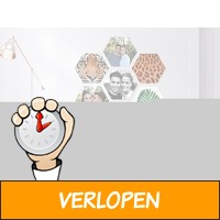 Voucher: 8 x foto op Hexagon