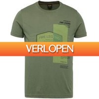 Suitableshop: PME Legend Jersey T-Shirt Groen Logo