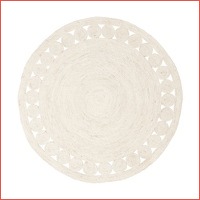 Vloerkleed riet - rond - 120 cm