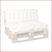 Luxe palletkussens 120 x 80 cm - naturel..