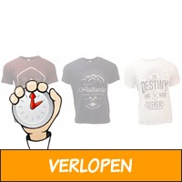 Set van 3 T-shirts met print naar keuze