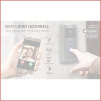 mr Safe Wifi Video Deurbel inclusief ont..