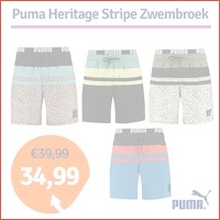 Puma Zwembroeken Heritage Stripe -