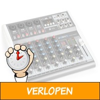 Vonyx VMM-K602 6 kanaals muziekmixer met Bluetooth en e..