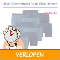 HEAD Boxershorts Basic 10-pack Blue Heaven