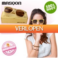 voorHAAR.nl: Stijlvolle houten Masqon zonnebril