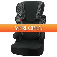HEMA.nl: Autostoel junior 15-36kg zwart/witte stip