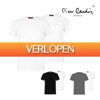 Actie.deals: 2 x Pierre Cardin T-shirt ronde hals