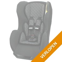 Autostoel baby 0-25kg zwart/witte stip
