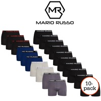 Bekijk de deal van One Day Only: 10 x Mario Russo boxershorts