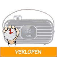 Flinq DAB+ wekker radio