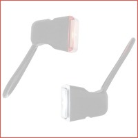 LED fietslampjes zwart - 2 stuks