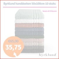 Byrklund handdoek 50 x 100 - 10 stuks