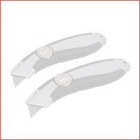 2 x Roughneck fixed blade utilitymes ROU..