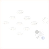 9 x Philips Enif (Spot) wit + 10x Sylvan..