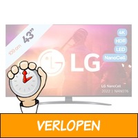 LG NanoCell 43 4 K Smart TV 43NANO766QA