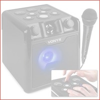 Vonyx SBS50B-DRUM Karaoke set met microf..