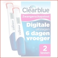 6 x Clearblue zwangerschapstest Ultravro..