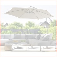 Luxe XXL zweefparasol