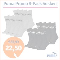 Puma Crew Sokken Heren Promo 8-pack