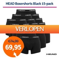 1dagactie.nl: Head boxershorts black 15-Pack