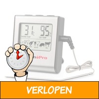 Professionele Digitale Vleesthermometer - Met Timer &am..