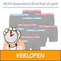 HEAD Boxershorts Basic 10-pack Red/Blue