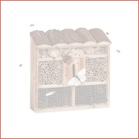 Insectenhotel - Hout - 30 x 9.5 x 30 cm