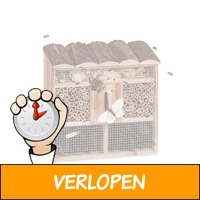 Insectenhotel - Hout - 30 x 9.5 x 30 cm