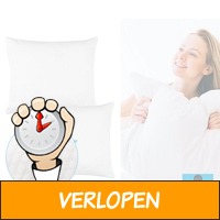 2 x Sleepjust afstelbaar hoofdkussen