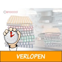 Cenocco CC-9069 Vintage katoenen vaatdoeken - 10 stuks