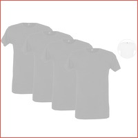 4 x Alan Red Basic T-Shirt