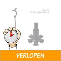 Wellpro Wandelstok - Telescopisch - Verstelbaar - Met L..