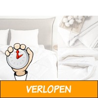 Dekbed van wol in de aanbieding