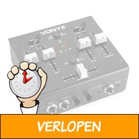 Vonyx VDJ2USB - 3 kanaals stereo USB DJ mixer