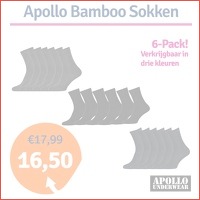 Apollo Sokken Bamboo 6-pack - Verkrijgba..