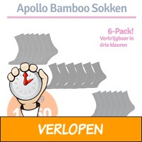 Apollo Sokken Bamboo 6-pack - Verkrijgbaar in 3