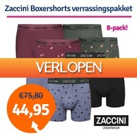 1dagactie.nl: 8 x Zaccini boxershort