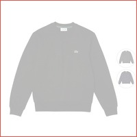 Lacoste Sweatshirt biologisch geborsteld..