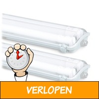 2 x V-Tac TL-armatuur met LED-buizen