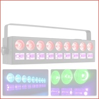 BeamZ LCB99 LED bar met 9x kleuren LED's..